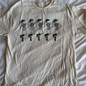 Altard state Cream Skeleton Graphic t Shirt